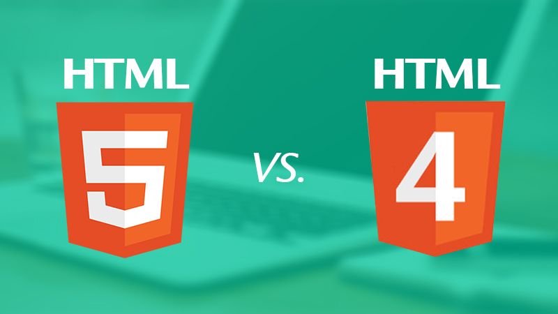 تفاوت HTML4 و HTML5